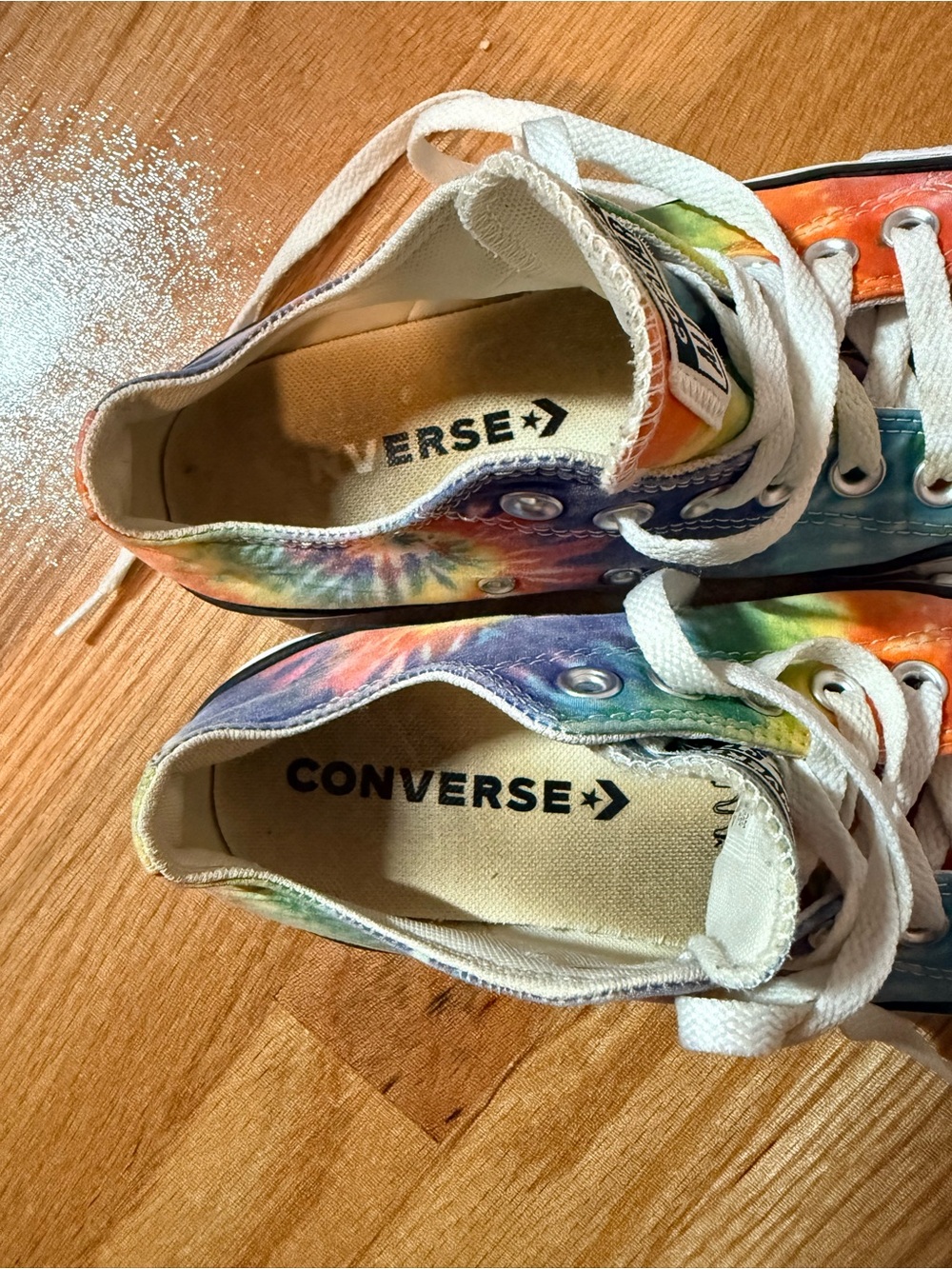 Converse All-Star Tie-Dye Low Top Sneakers - Rainbow - Picture 9 of 10
